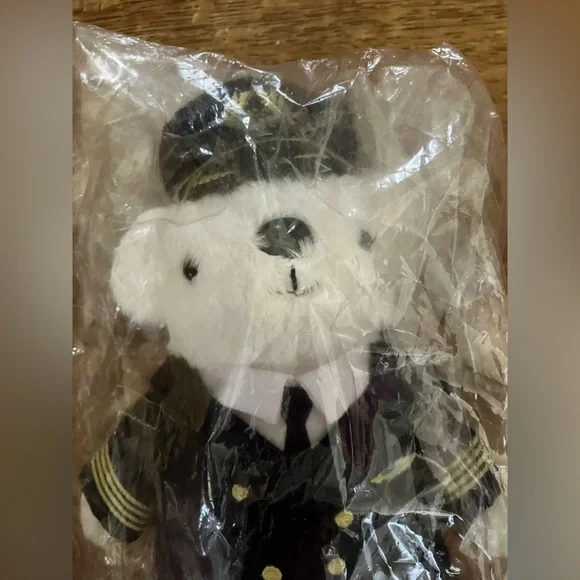 Rare Limited Edition Air Do Bear Doo Pilot Teddy Bear 20th Anniversary Plush Toy